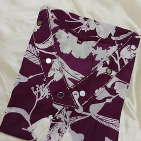 Pure Cotton Floral Print Kurta Pant and Dupatta Set (017)