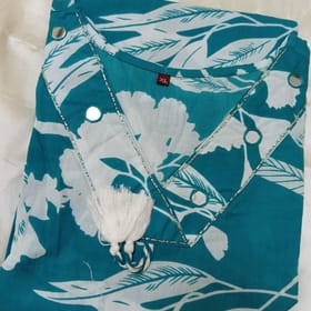 Premium Partywear Cotton Kurta Set with Mirror Work (023) 