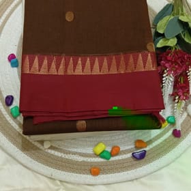 Classic coin butta cotton sarees(263)