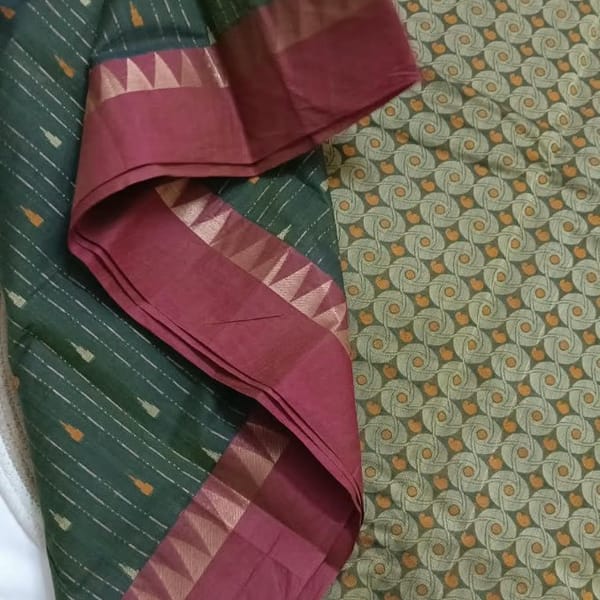 Tower broder vivaha cotton saree(397)