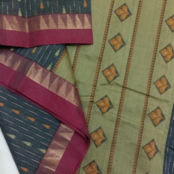 Tower broder vivaha cotton saree(404)