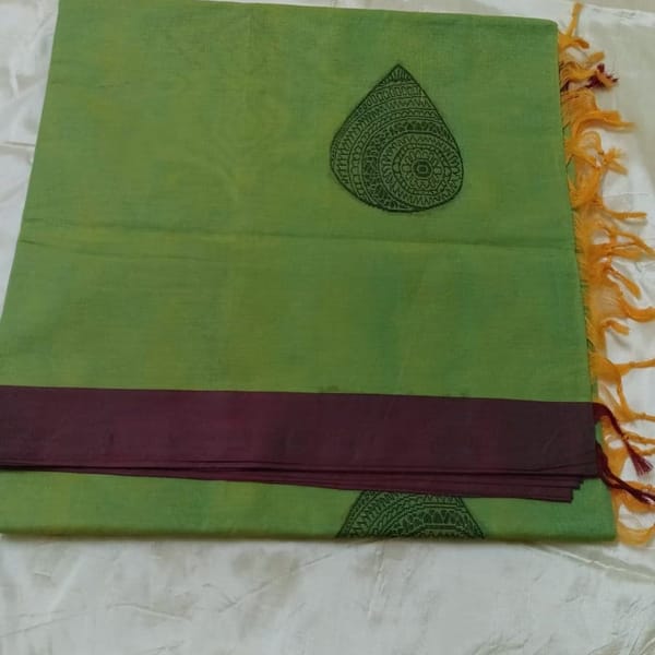 Party Wear Negamam Cotton Saree  (054)
