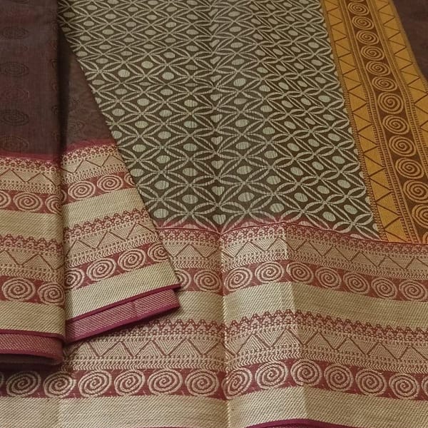 Exclusive Vivaha Pure Cotton Saree (065)